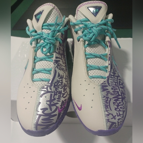 Nike Lebron XXII Basketball Men's Sneakers Soft Pearl Turquouise - Picture 9 of 12